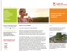Tablet Screenshot of marillac-klinik.de